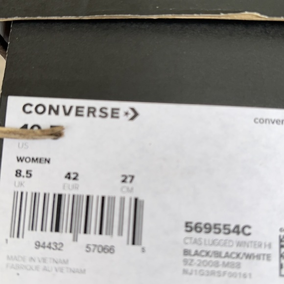 CONVERSE CTAS LUGGED WINTER HI BOOTS WMNS - Picture 16 of 16